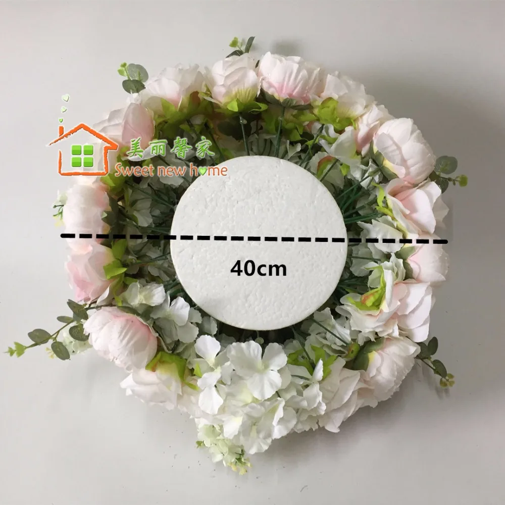 3D DIY Искусственные цветы стол центральный цветочные шары свадьба Фиолетовый Дорога свинец цветок Гортензия