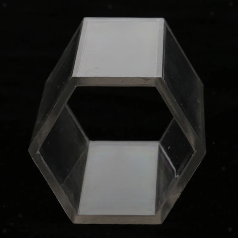 Прозрачная пластиковая Шестигранная форма свеча Матрица для штампования мыла