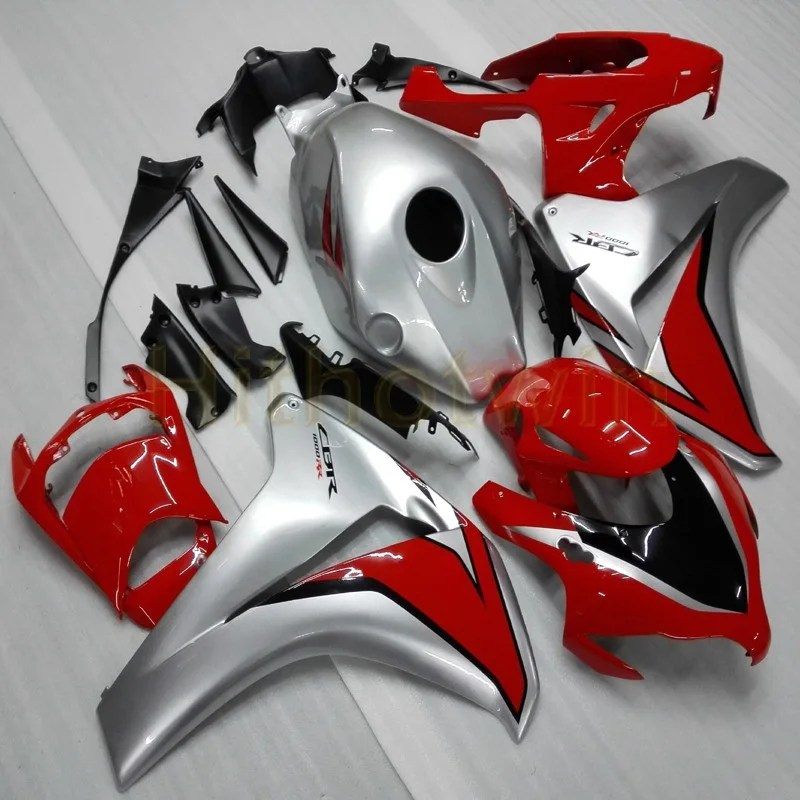 T Пользовательские мотоциклетные Чехлы для HONDA CBR1000RR 2008 2009 2010 2011 CBR 1000 RR Обтекатели+ Botls+ литьевая форма белого цвета - Цвет: T