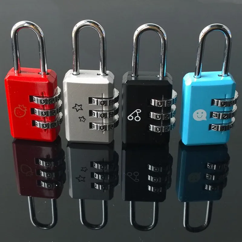 ISKYBOB хороший 3 цифры Циферблат Комбинации код блокировки замок для Чемодан молнии мешок часть аксессуары