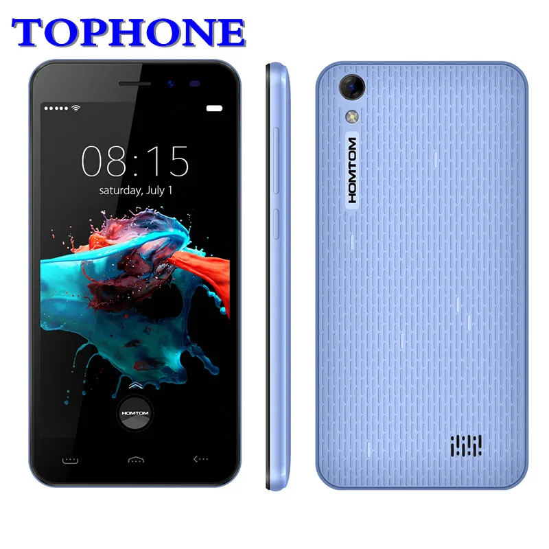 Оригинальный HOMTOM Ht16 смартфон с 3g WCDMA Android 6 0 мобильный телефон четырехъядерным