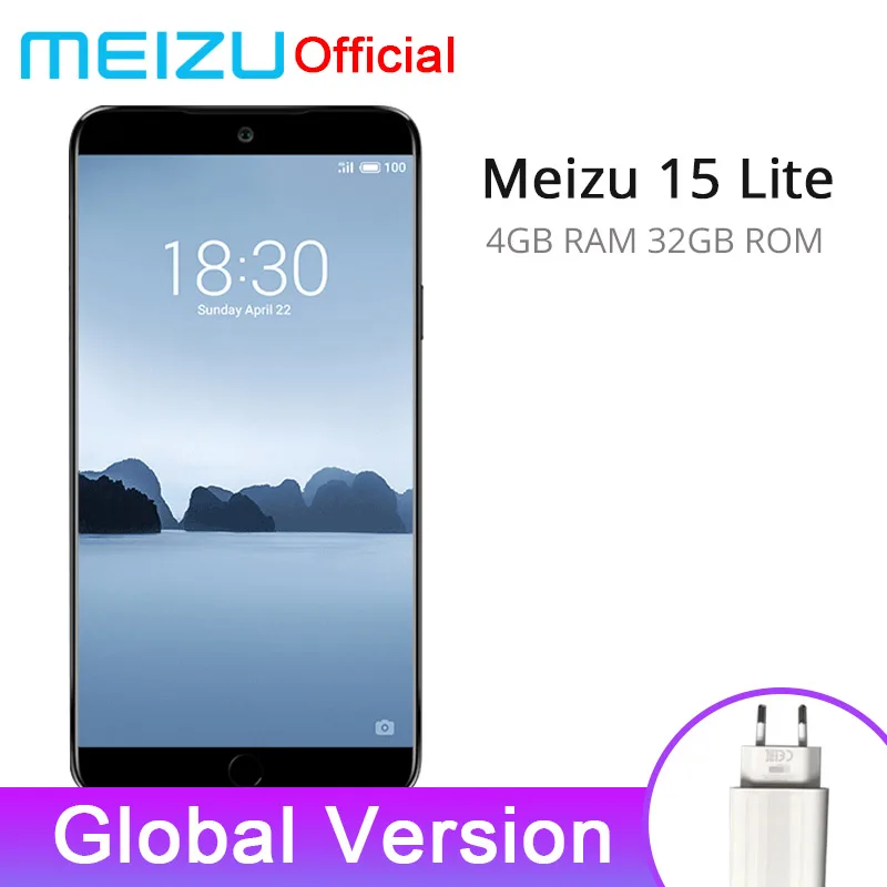 Meizu 15 Lite 4 ГБ 32 глобальная Версия Мобильный телефон Snapdragon 626 Восьмиядерный 5 46