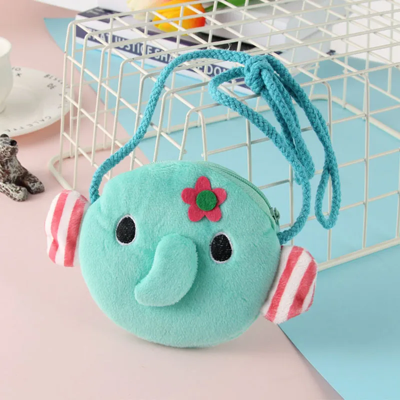 JasopiEt плюшевая игрушка сумка мультфильм животных плюшевая сумка hello kitty Лило стежка мини переносной Кошелек для монет подвесная Шея сумка
