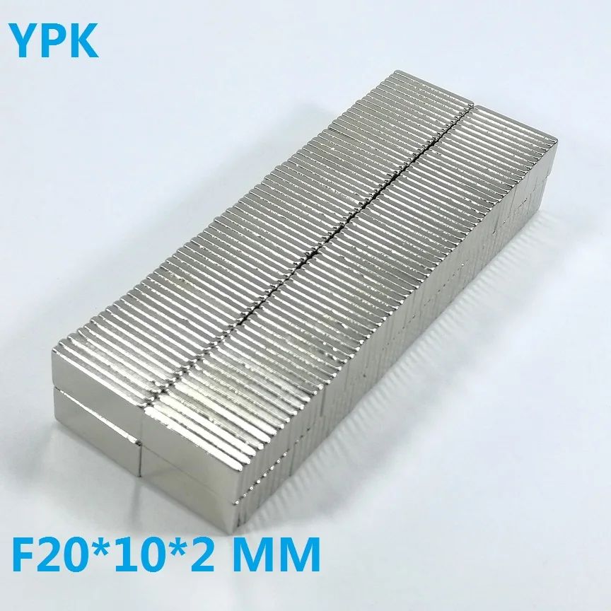 100 шт./лот N35 прямоугольный магнит f 20x10x2 мм супер сильный неодимовый магнит 20*10*2 мм неодимовый магнит 20 мм x 10 мм x 2 мм