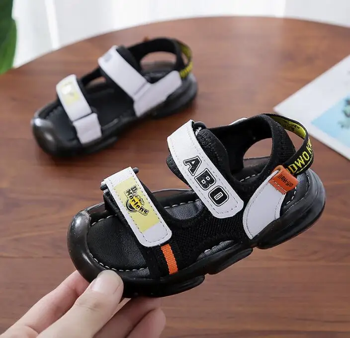 Детская обувь Новинка лета 2019 нескользящая с мягкой подошвой для мальчиков