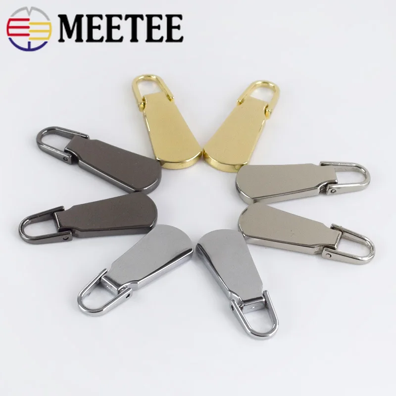 Meetee 5 шт. съемные # металлические застежки молнии для ремонта головок комплекты