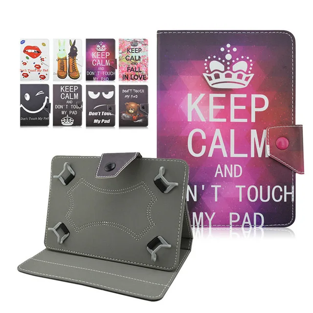 Универсальный планшетный обложка 10 дюймов печатных кожа pu case чехол для teclast x98 3