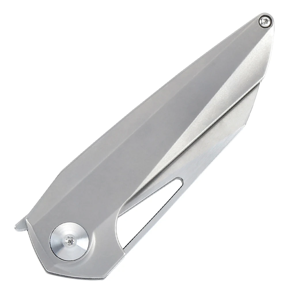 Ножи Kizer, складное лезвие Theta ki4514, нож для выживания,, нож S35vn, лезвие, титановая ручка, наконечник, правая переноска