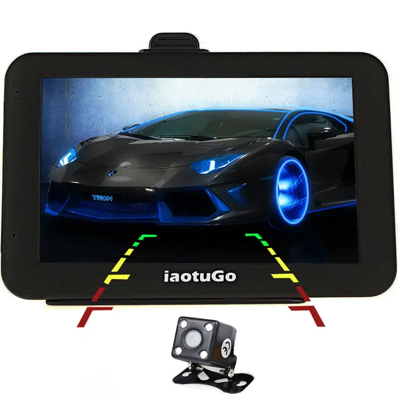 IaotuGo 5 дюймовая Android Автомобильная GPS Светодиодный камера ночного видения задняя