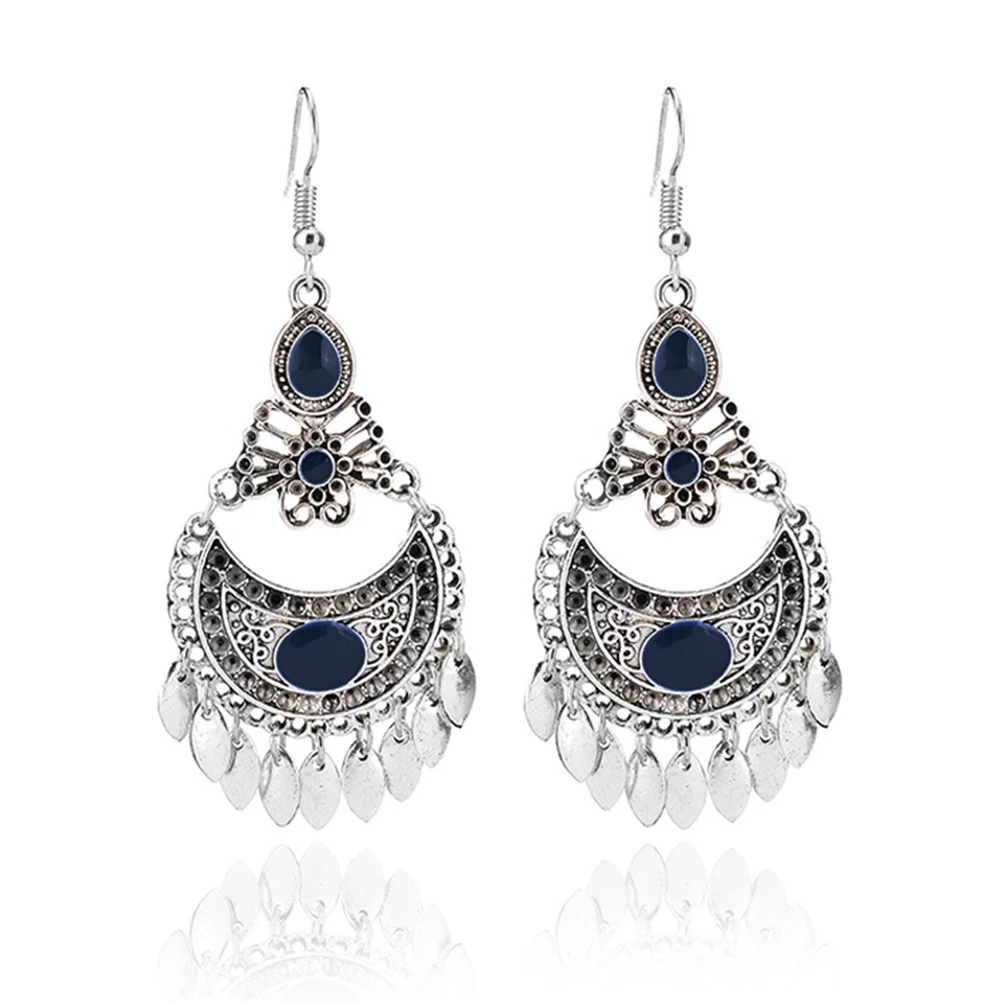 2020 New Fashion Women Dangle Hollow Charm Earrings Bohemia Wedding Jewelry Gift | Украшения и аксессуары