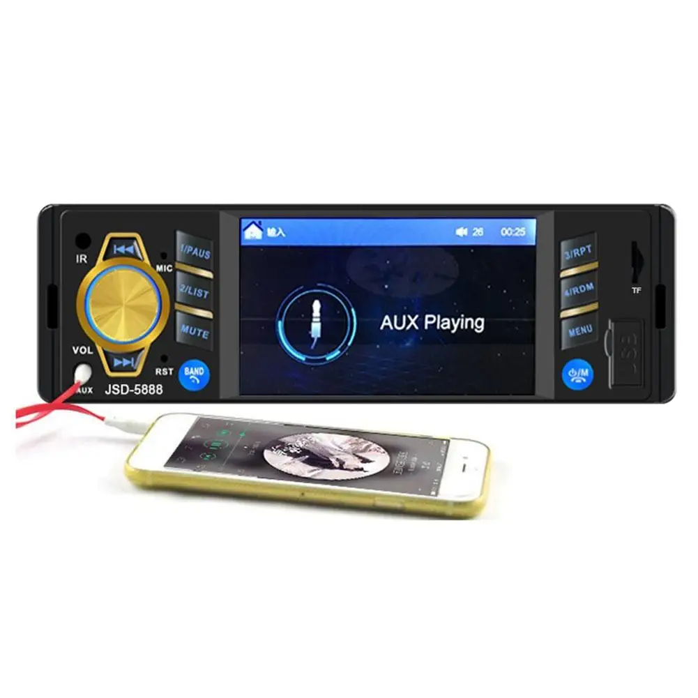 4 3 дюймов стерео MP5 плеер с Bluetooth FM радиоприемник автомобиля аудио Поддержка USB AUX