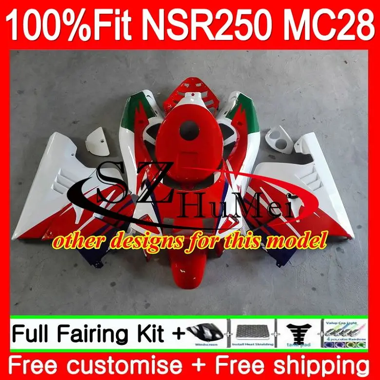 

Injection Red black For HONDA MC28 PGM4 NSR250R 95 96 97 98 99 103SH14 NSR250 R NSR 250R 1994 1995 1996 1997 1998 1999 Fairing