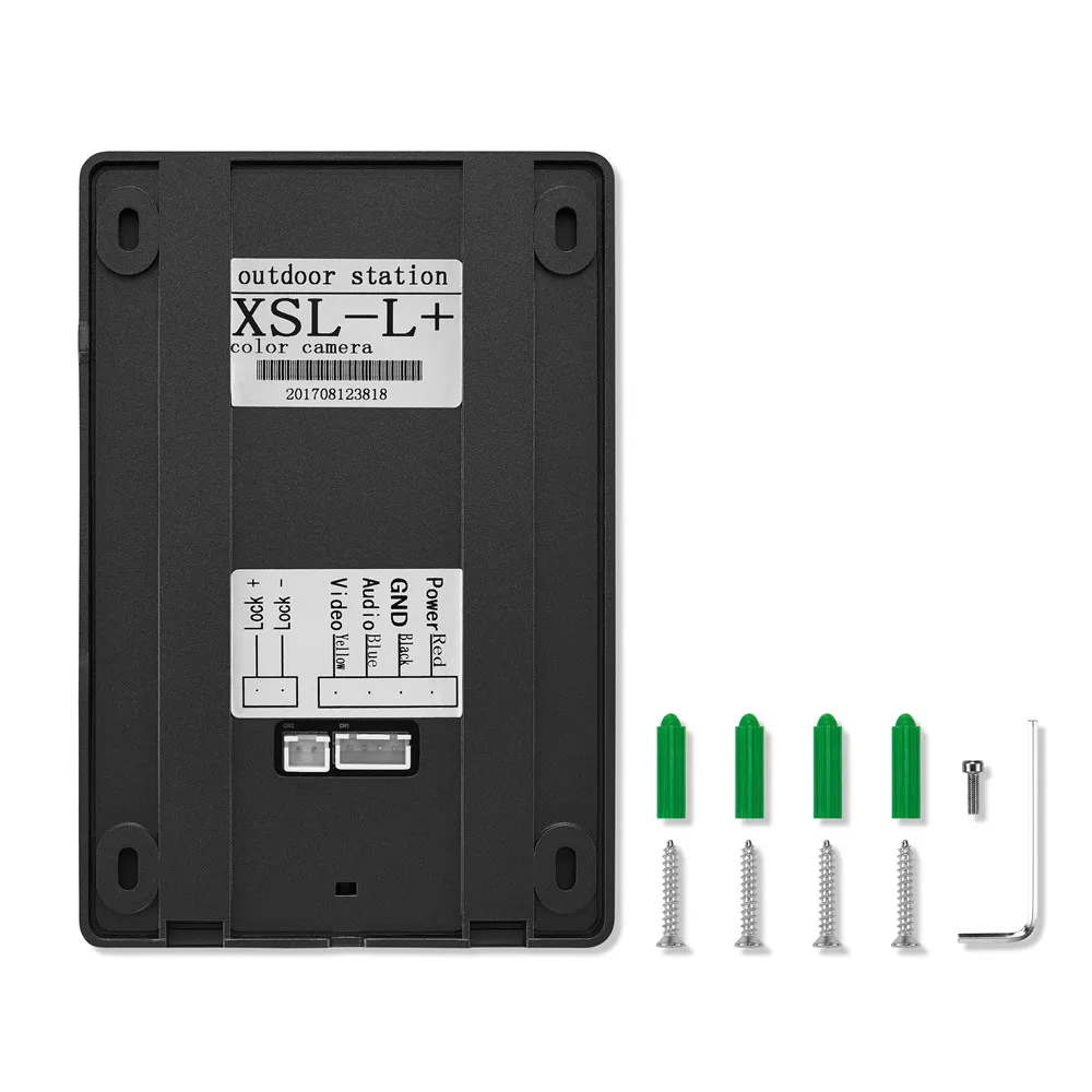 2017 7 дюймов видео домофон система TFT LCD цветной экран четыре монитора с одной