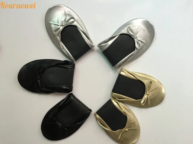 2016 модные серебристые балетки на плоской подошве свернутые туфли с сумочкой