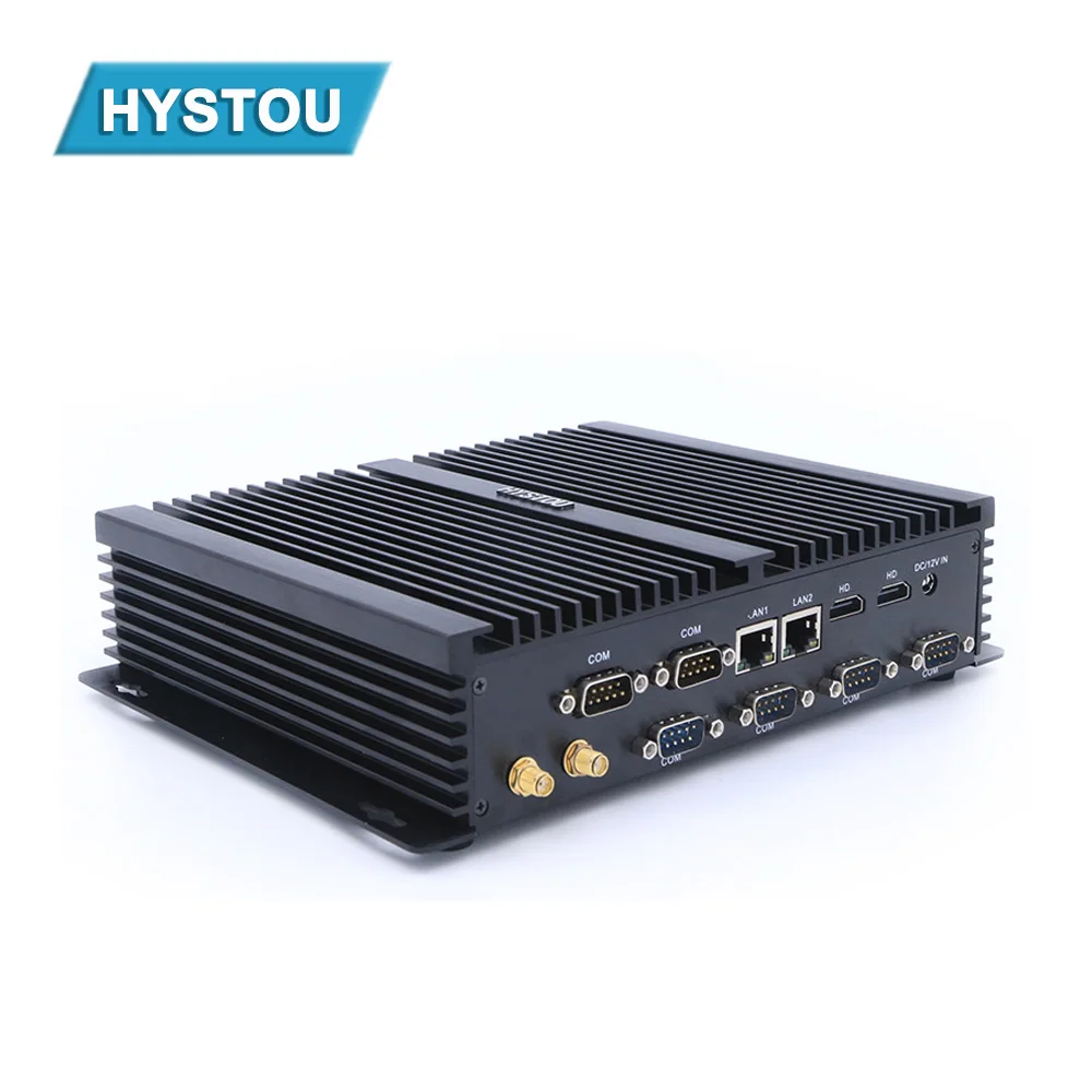 Безвентиляторный industial Мини ПК Core i3 4010u Windows 7 10 i7 4500U 2 * Intel Lan 6 RS232 COM i5 компьютер HDMI HD