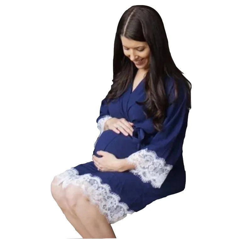 Платье для беременных новые свободные шить кружево платье будущих мам платья