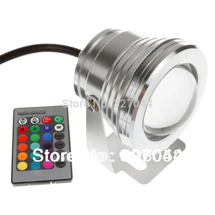 DHL 10W 12V светодиодные RGB подводные огни водонепроницаемый IP68 бассейн с выпуклыми