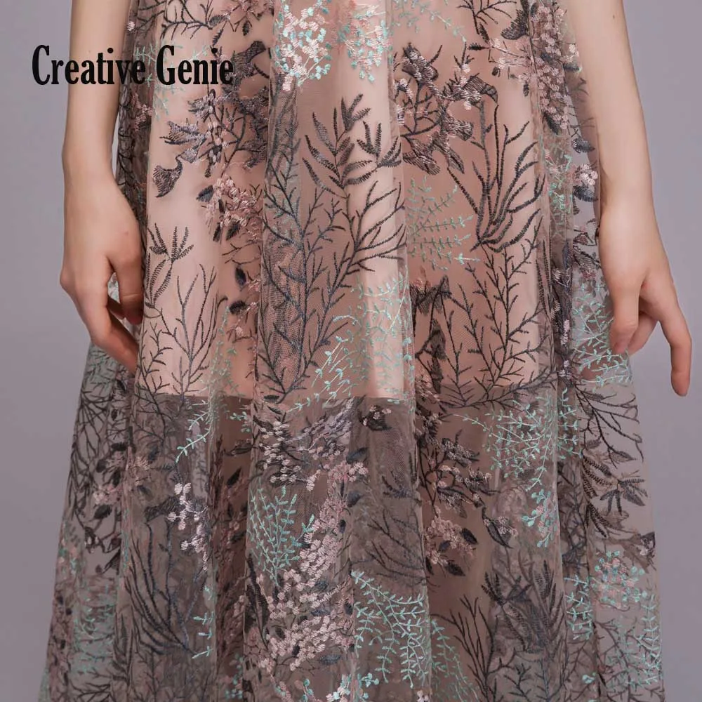 Vestidos De Fiesta Вечерние платья Длинные 2018 новые кружевные с v-образным вырезом и