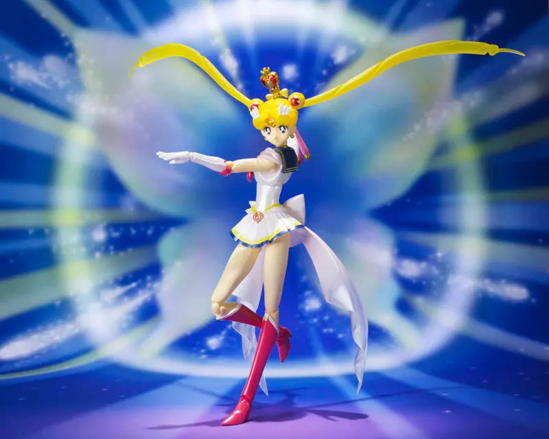 PrettyAngel-настоящий Bandai Tamashii S.H.Figuarts Pretty Guardian Sailor Moon 20th ПВХ Супер Сейлор Мун фигурка |
