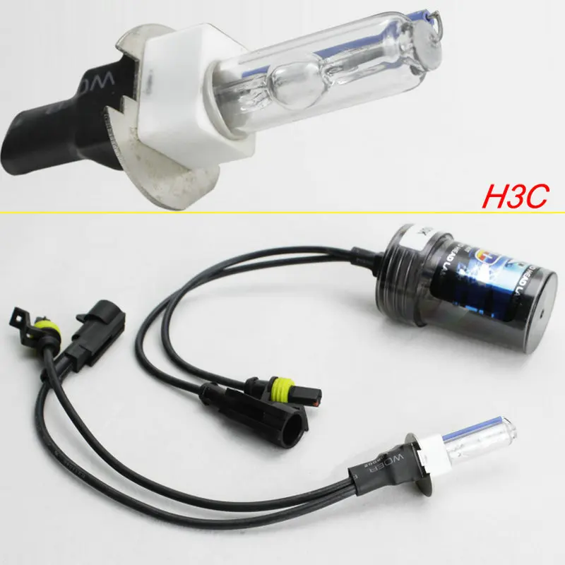 2X Бесплатная доставка 12 в 35 Вт ксеноновая лампа H3C hid ксеносветильник Замена 4300k