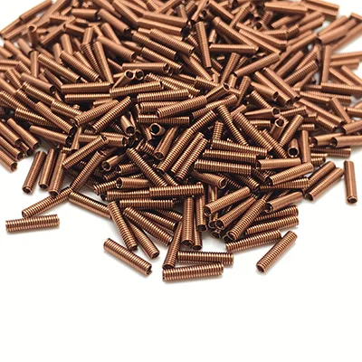 GUFEATHER M131, 0,13 см* 0,6 см, аксессуары для ювелирных изделий, фурнитура, аксессуары, ручная работа, сделай сам, набор пружин, изготовление ювелирных изделий - Цвет: M13104