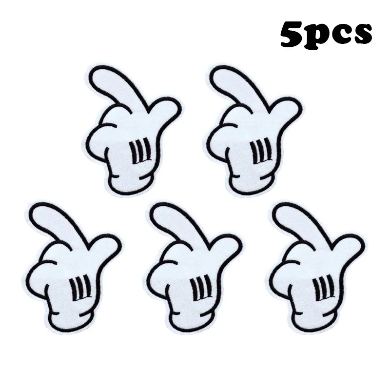 Накладки на пальцы для одежды накладки с утюгом модные перчатки вышивкой