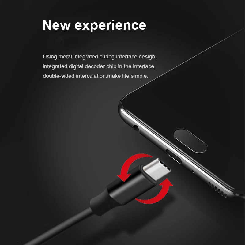 Тип USB C наушники extra bass прямая линия ПК сабвуфер провода наушники-вкладыши Металл