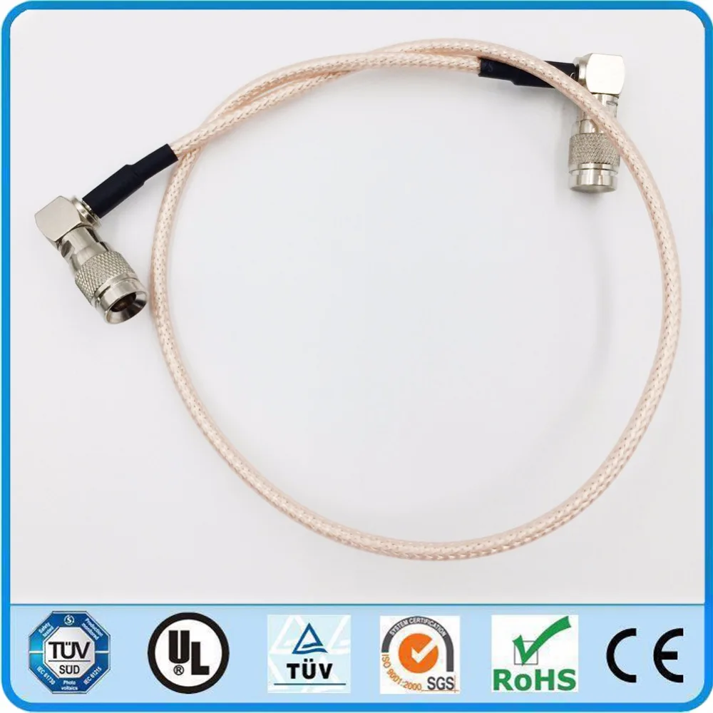 Blackmagic Video asisst РЧ коаксиальный кабель DIN 1 0/2 3 правый угол на HD SDI 75ohm RG179|angle|angled cables |