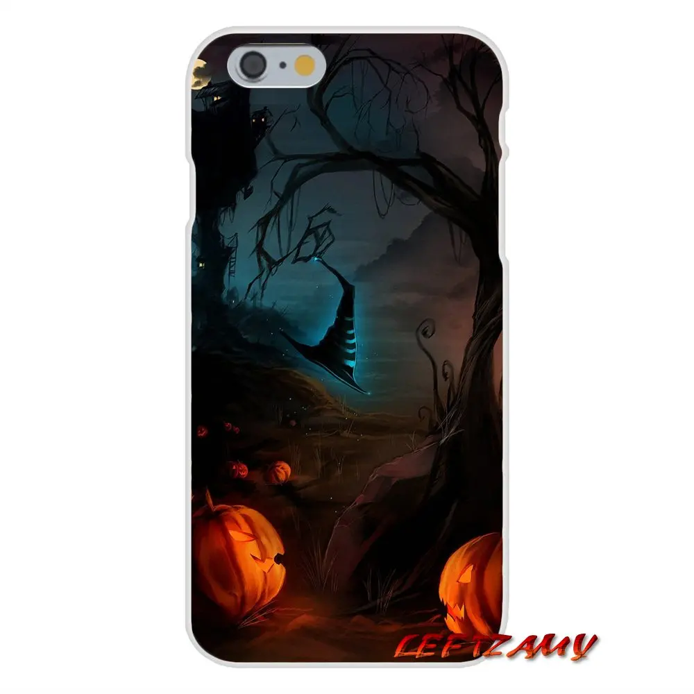Прозрачный мягкий чехол для Huawei P Smart Mate Y6 Pro P8 P9 P10 Nova P20 Lite Mini 2017 Happy Halloween Fabric