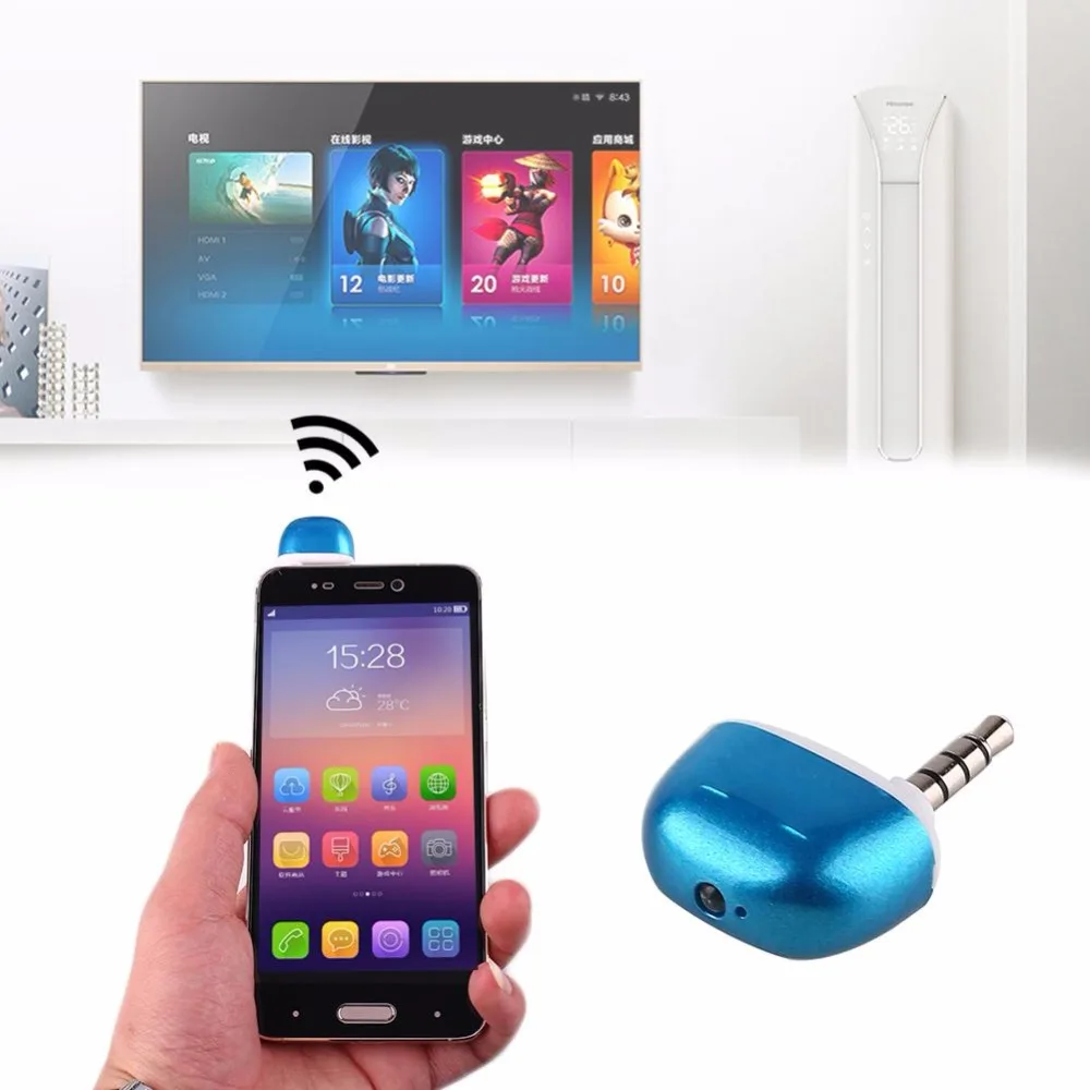 MVpower Mini 3 5 мм Универсальный инфракрасный ИК пульт дистанционного управления