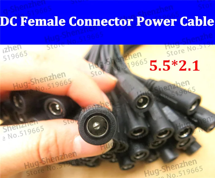 30 см питание постоянного тока Женский шнур питания размер кабеля 5 5*2 1 разъем для