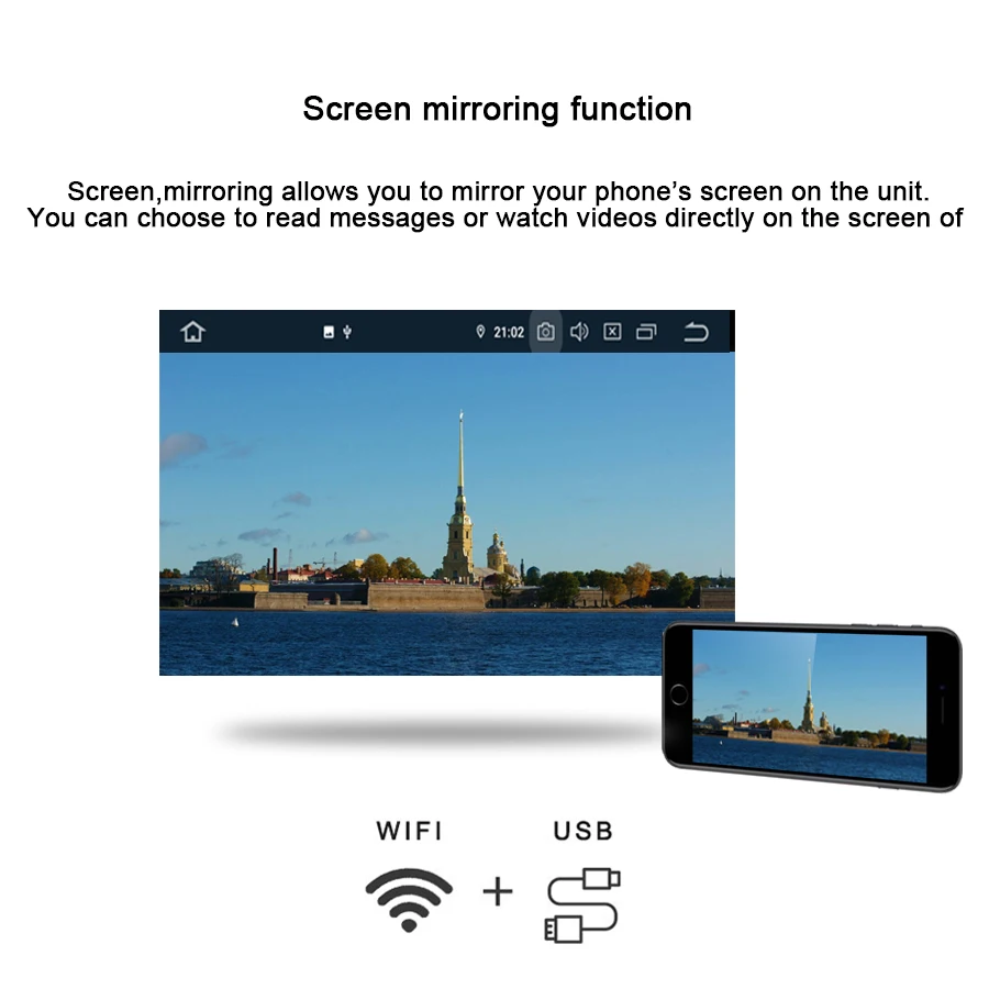 DSP Android 10 0 Восьмиядерный 64G 4G RAM автомобильный медиаплеер GPS Bluetooth Автомобильный