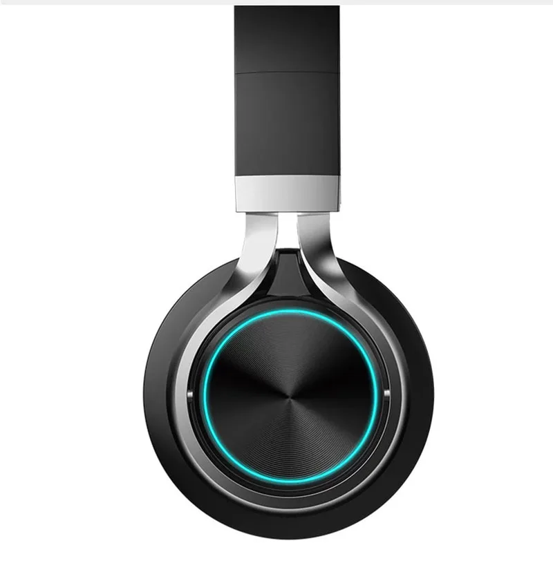 Светодиодный стерео с микрофоном беспроводные Bluetooth наушники музыка Поддержка TF