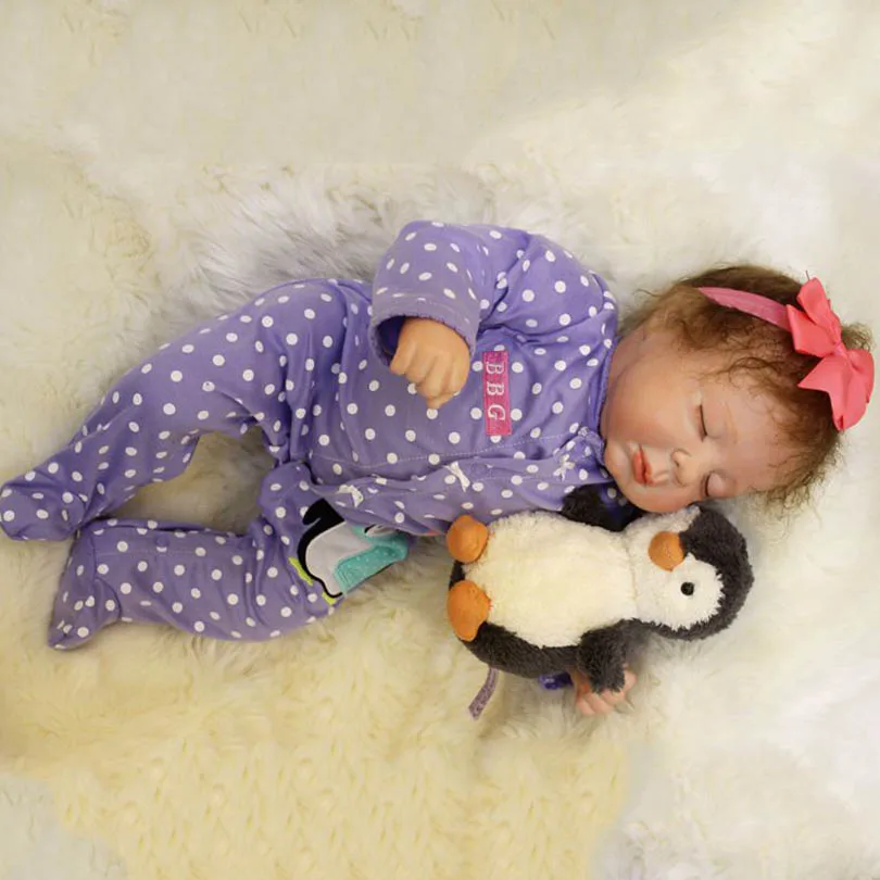 Кукла Детская Хлопковая 55 см|reborn realistic|reborn doll siliconebaby toy |