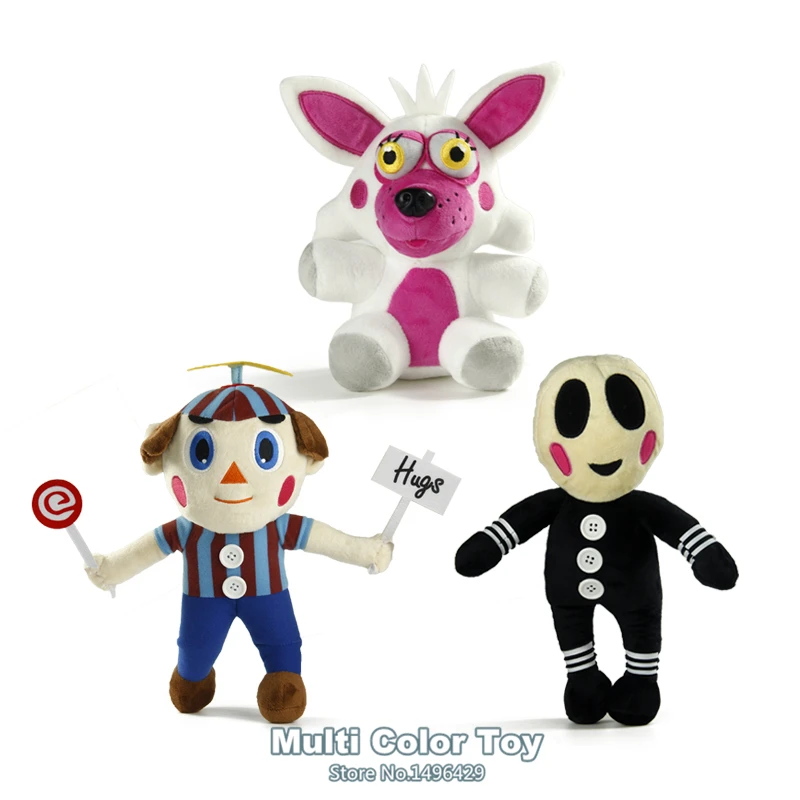 25~ 30 см Five Nights at Freddy's FNAF 4 Фредди игрушки Бонни и Чика Фокси шар мальчик Джокер Фигурка Статуя мягкая плюшевая кукла игрушка