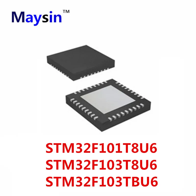 10 шт. QFN36 STM32F101T8U6 STM32F101T8 STM32F101 32F101T8 stm32f103t8t8u6 STM32F103T8 32F103T8 stm32f103ttb| |