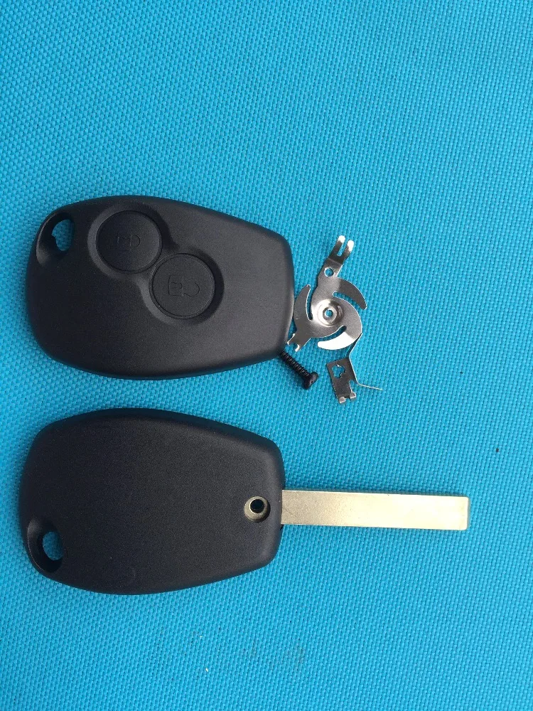ZABEUDEIR For Renault Clio III Master Kangoo II Modus Modus Master Twingo 2 Button Remote Key case shell uncut blade no logo