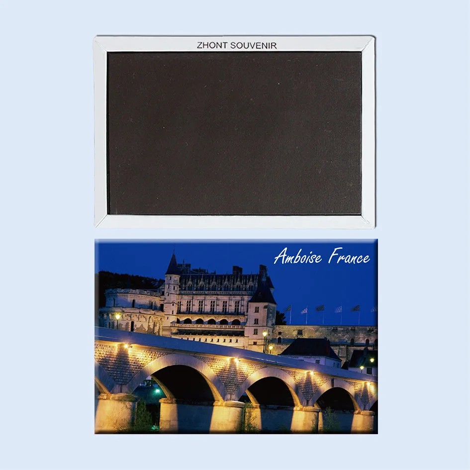 

The European scene Chateau d Amboise France 22490 gift for friends Souvenirs of Worldwide Tourist;fridge magnet gift