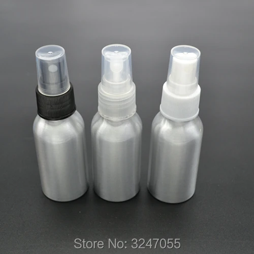 

30ML 50pcs/lot High Quality Aluminum Spray Bottle,DIY Empty Cosmetic Toner Container,Aluminum Fine Mist Liquid Refillable Bottle
