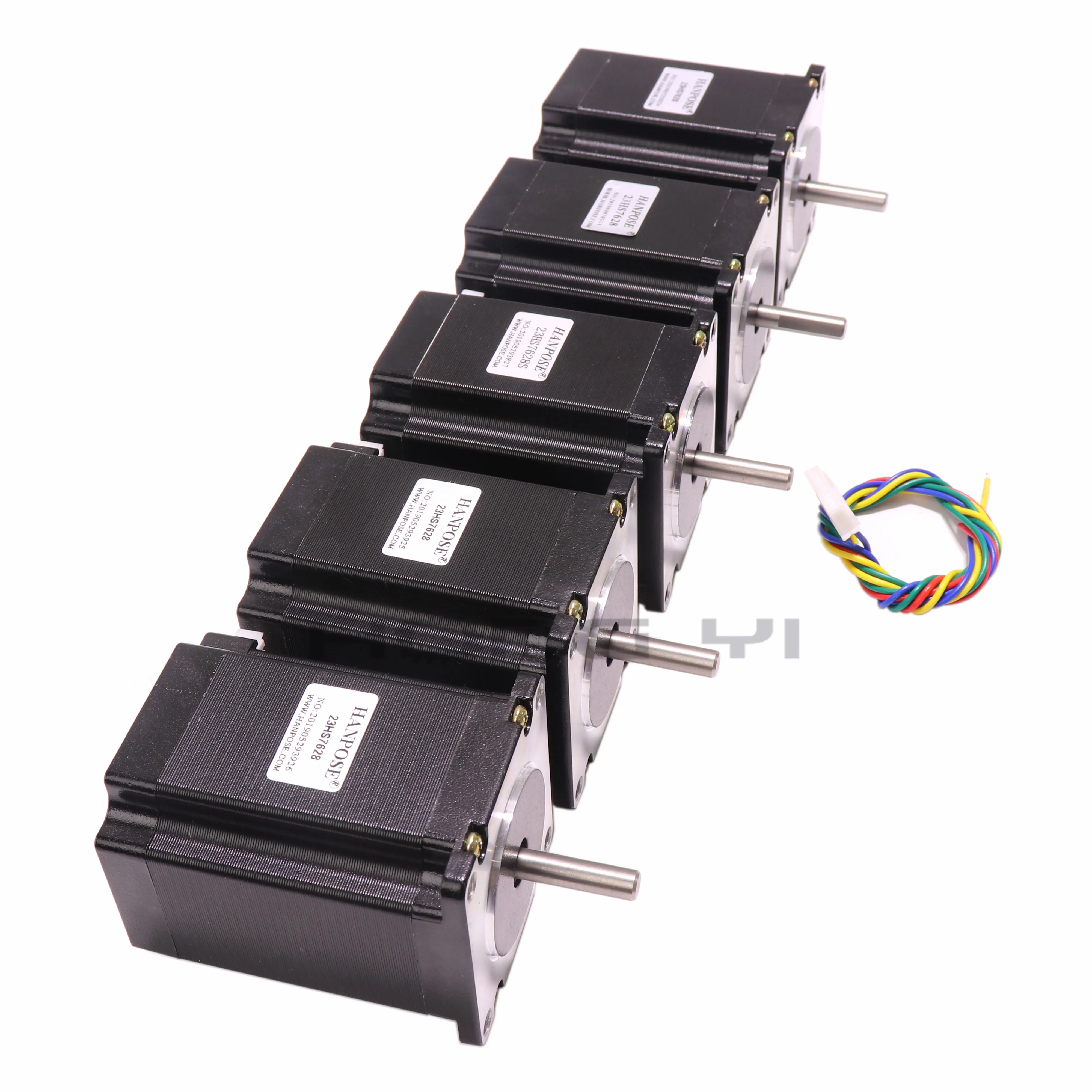 1 шт. Nema23 шаговый двигатель 23HS7628 4-свинец 270oz-in 76 мм 2.8A биполярный CE ISO по ограничению на использование опасных материалов в производстве фрезерный станок с ЧПУ гравировальный станок