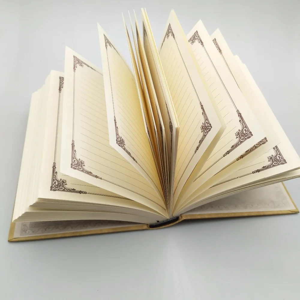 Европейский стиль толстая Ретро Волшебная книга блокнот канцелярские