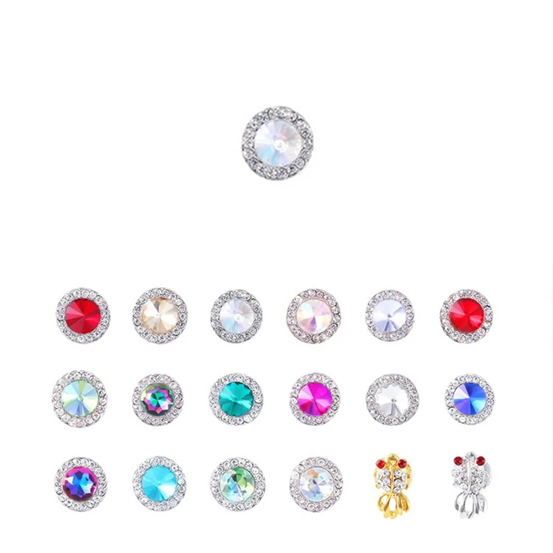 Mtssii High Speed Rotating Rhinestone for Nails 2018 Creative Nail Art Decoration Best Selling Design Accessories 18 Types | Красота и