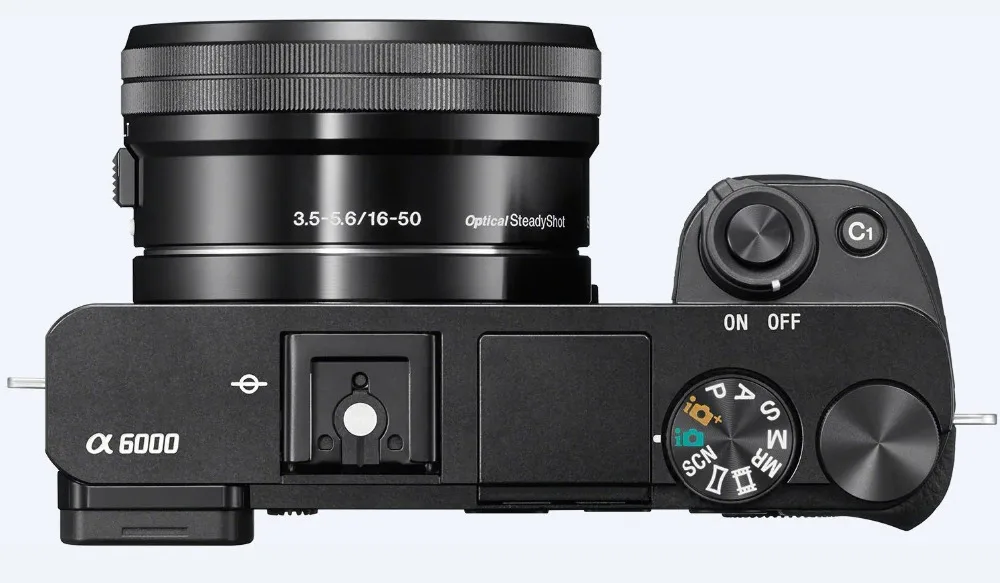 Цифровая беззеркальная камера Sony A6000 с объективом 16 50 мм разрешением 24 МП Full HD