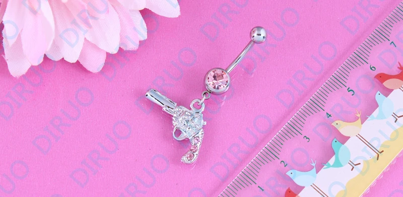 Самый модный пистолет в розницу висячее кольцо для пупка ювелирное изделие