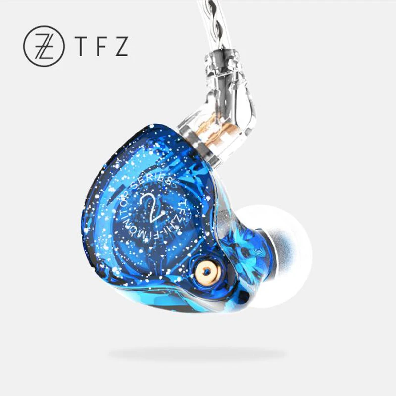 Ароматный Zither TFZ серии 2 модные наушники с 2pin интерфейс HIFI монитор спортивные
