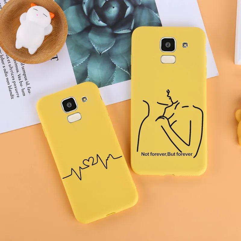 Для Coque samsung Galaxy J6 2018 чехол ЕС J600 J600F SM-J600F мягкий силиконовый телефон назад для плюс