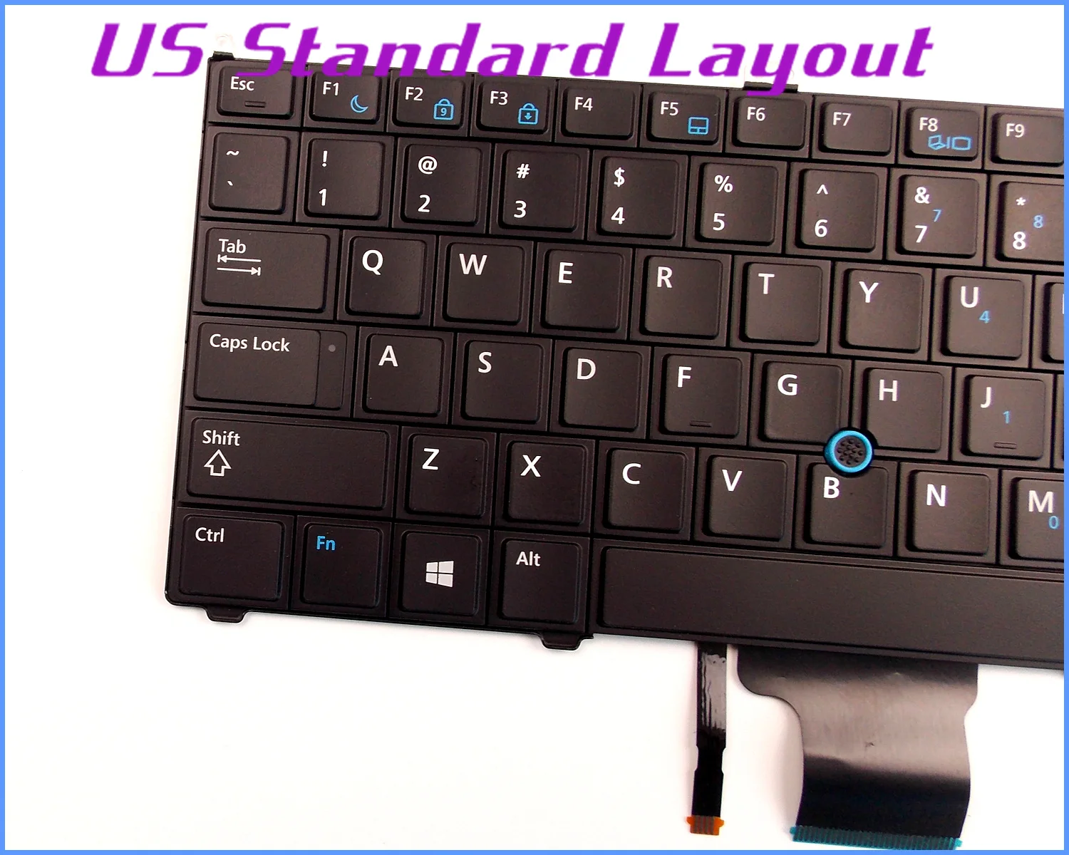 Клавиатура для ноутбука Dell Latitude 12 7000 E7440 E7240 RXKD2 8PP00|keyboard for dell|keyboard dell latitudedell latitude