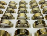 300pcs new sale gold stainless steel rings for women jewelry bulk lots al por mayor free shjipping rl046
