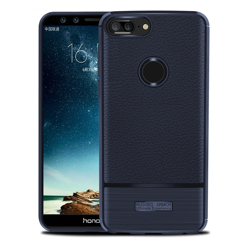 Мобильный чехол для телефона Ударопрочный силиконовый на huawei Honor хонор 9 лайт Lite
