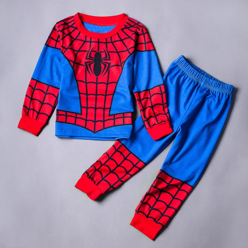 Дети мультфильм супергерой пижамы Домашняя одежда Комбинезоны Звездные войны